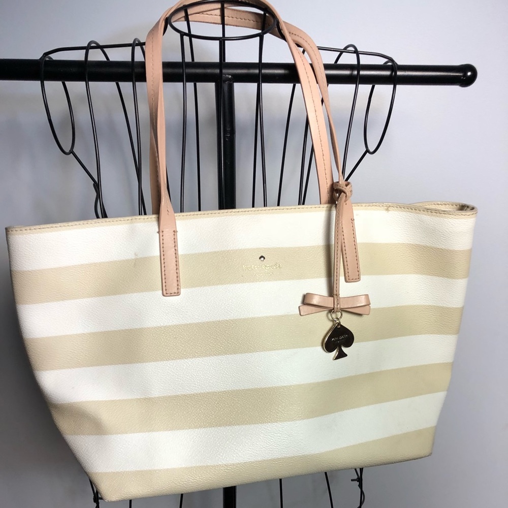 Kate spade striped handbag